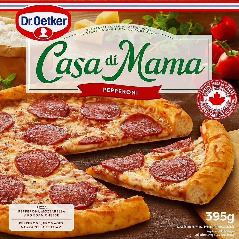 Dr. Oetker Casa di Mama Pepperoni Pizza, 395 g