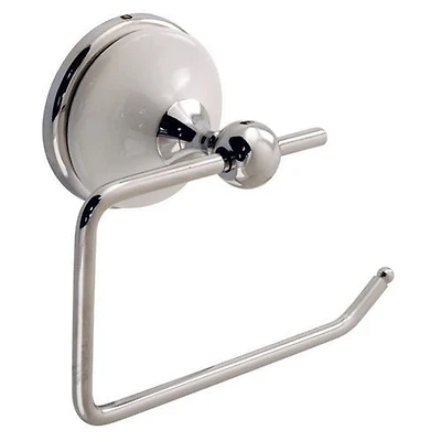 Chelsea Tissue Holder - Chrome and Porcelain