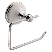 Chelsea Tissue Holder - Chrome and Porcelain