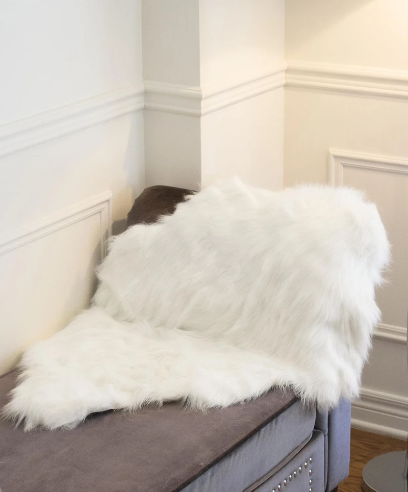 Tapis Gordon En Fausse Fourrure De Mouton H-Luxe