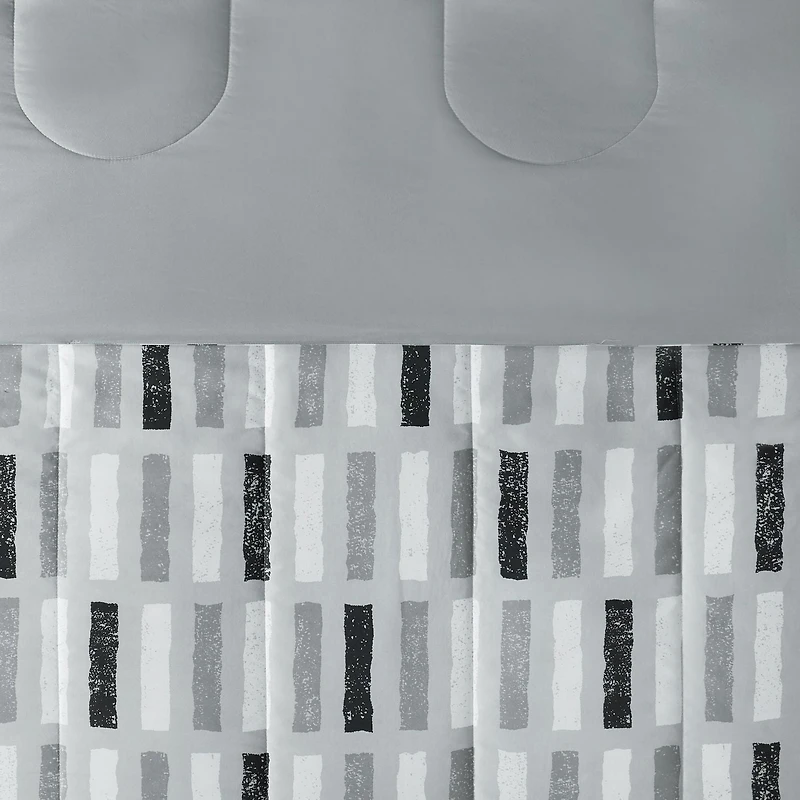 Edredon Imprimé Reversible de Mainstays, 1 morceau