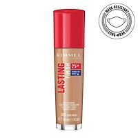 Rimmel Lasting Finish 25HR Foundation, With Vitamin E, comfort serum for instant hydration, Sweat-proof and transfer-proof, 100% Cruelty-Free, Long lasting coverage