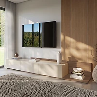 Meuble TV extensible (66-108 po) Nexera Noa, Noyer
