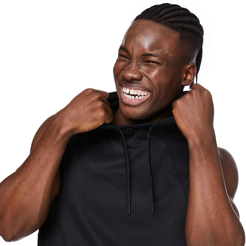 Débardeur de musculation à capuchon Athletic Works pour hommes Tailles P-2XL