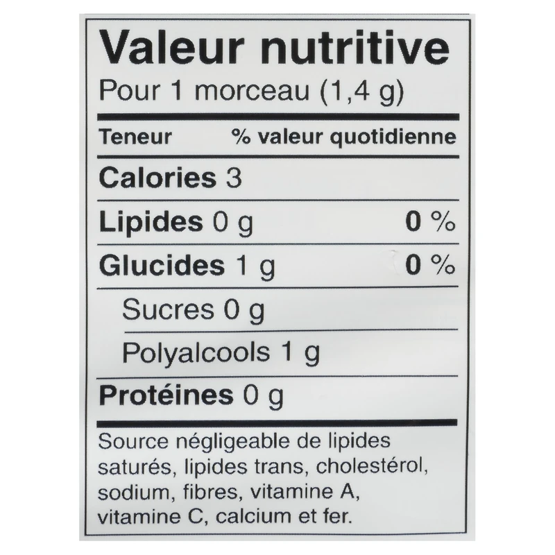 Dentyne Ice Intense, gomme sans sucre, 4 paquets (12 morceaux par paquet) 48 comptes