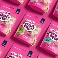 BONKERS Purrpops Suçons pour chat lyophilisés, saveur d’herbe à chat