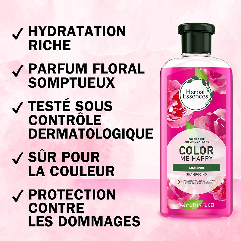 Herbal Essences Colour Me Happy Shampoo & Body Wash Shampoo for Coloured Hair, 346 mL
