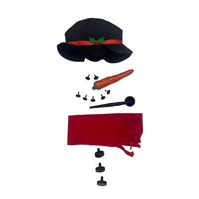 Kit De Construction De Bonhomme De Neige (Chapeau Noir)