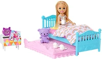 Barbie Club Chelsea Poupée et coffret de jeu Heure du coucher