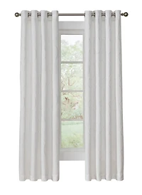 Ibiza rideau d'intérieur à oeillets assombrissant Curtain 52" x 108", blanc