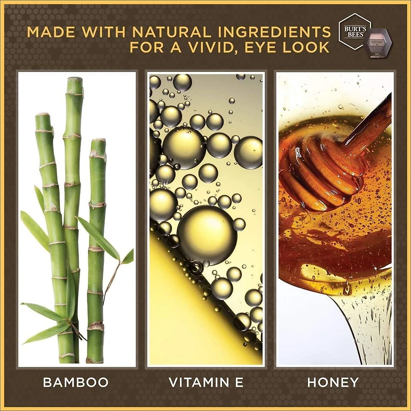 Burt’s Bees 100% Natural Eye Shadow Palette with 3 Shades