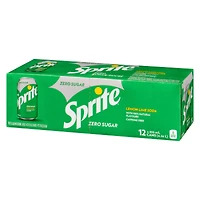 Sprite Zéro Fridge Pack Cannettes, 355 mL, 12 Pack 12 x 355 ml