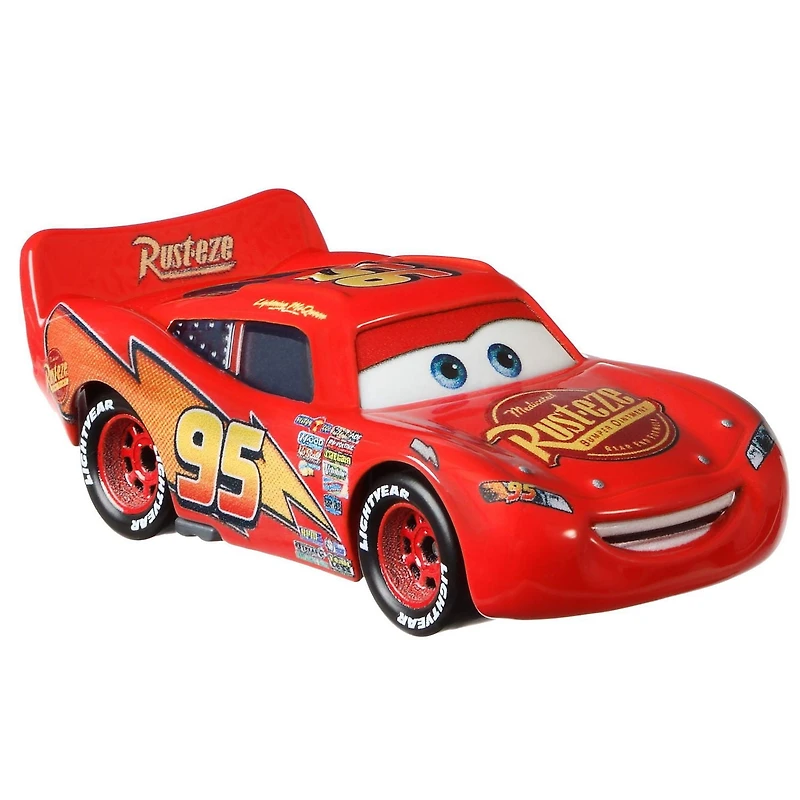 Disney/Pixar Les Bagnoles Flash McQueen avec panneau