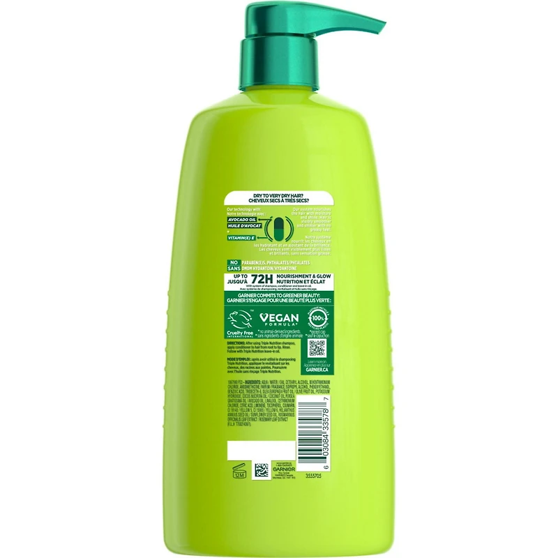 Garnier Fructis, Revitalisant Triple Nutrition, 1 L 1 litre