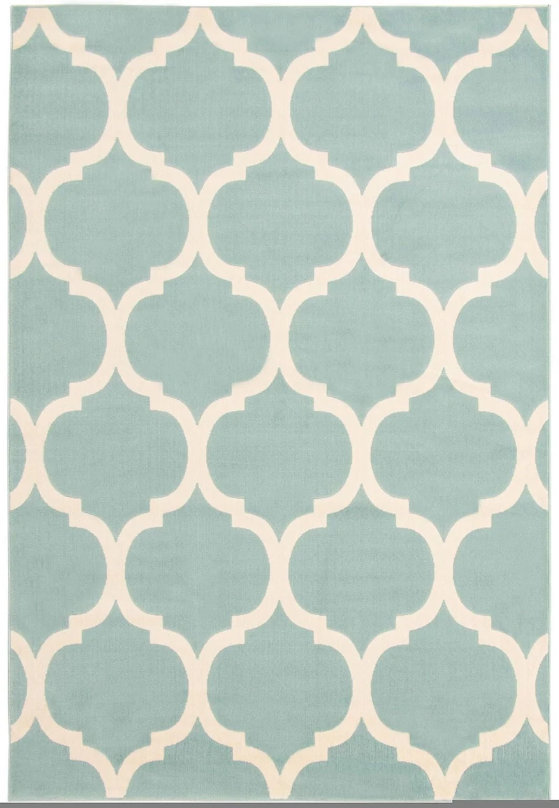 Tapis ECARPET Moderne pour Salle à Manger, Salon, Chambre Arbour Bleu