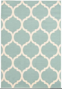 Tapis ECARPET Moderne pour Salle à Manger, Salon, Chambre Arbour Bleu