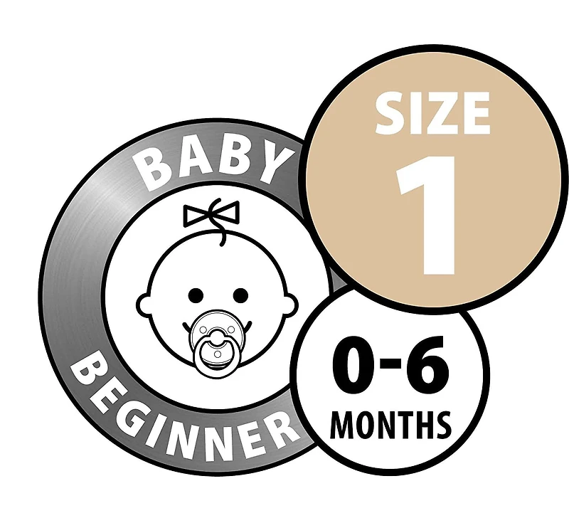 BIBS Supreme Baby Pacifiers | BPA-Free Natural Rubber Pacifier | Made in Denmark | Set of 2 Soothers (0-6 Months)