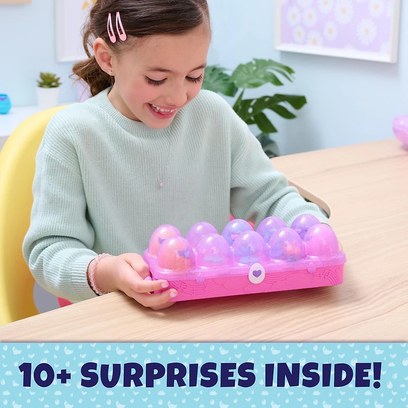 Hatchimals Alive, Egg Carton Toy with 5 Mini Figures in Self-Hatching Eggs, 11 Accessories, Kids Toys for Girls and Boys Ages 3 and up