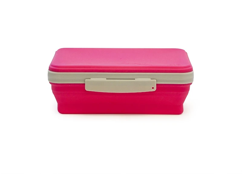 It's Academic Flexi Storage Box, Pink/Gray