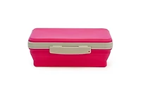 It's Academic Flexi Storage Box, Pink/Gray