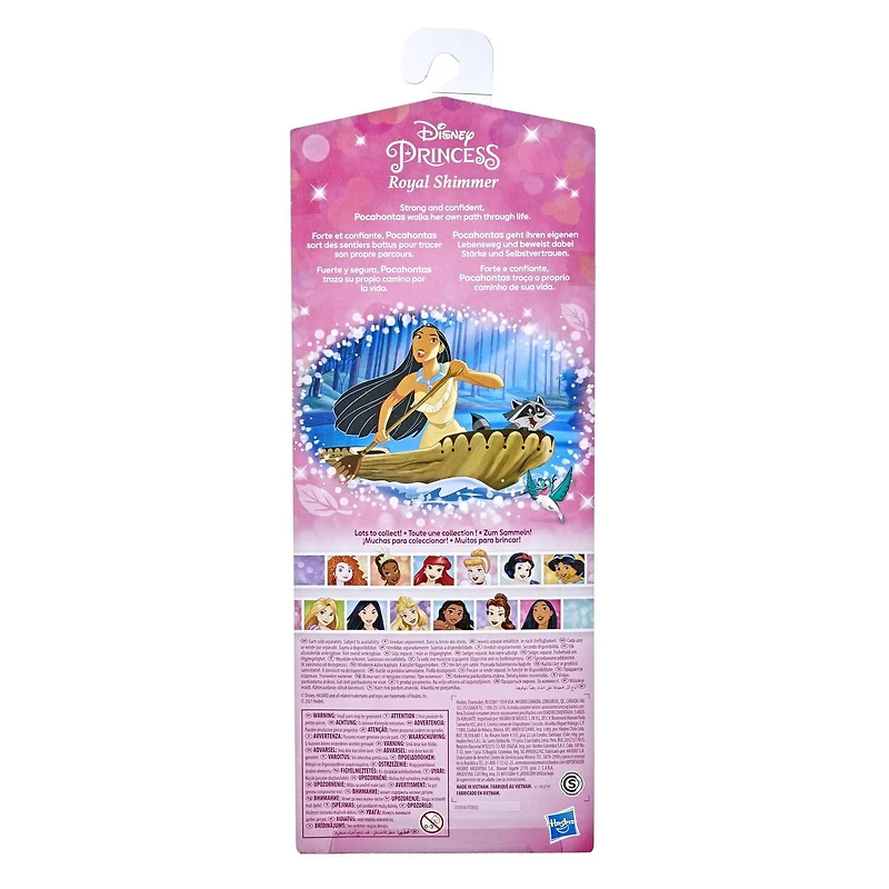 Disney Princess Royal Shimmer Pocahontas Doll with Skirt and Accessories