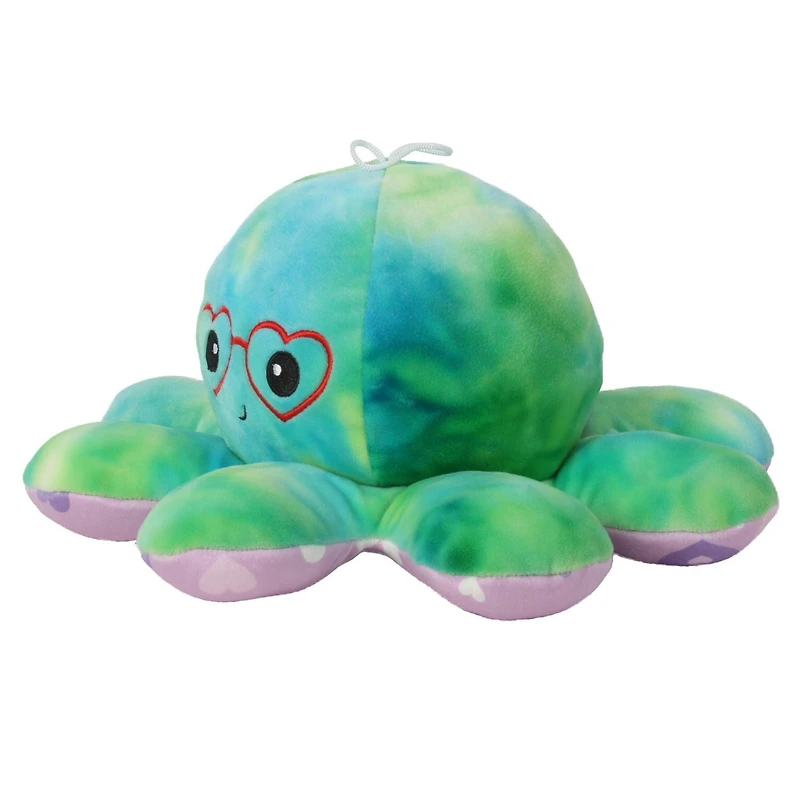 Way To Celebrate Valentine's Day 13.5" OCTOPUS Reversible Plush Animal