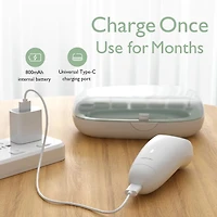 Momcozy Baby Nail File Electric, Gentle Baby Nail Trimmer Electric Rechargeable, Baby Nail Clipper Electric, 7 Grinding Head Replacement Pads, MOMCOZY Electric Baby Nail File Kit