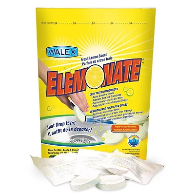 Désodorisant pour eaux grises Walex Elemonate® (paquet de 20)