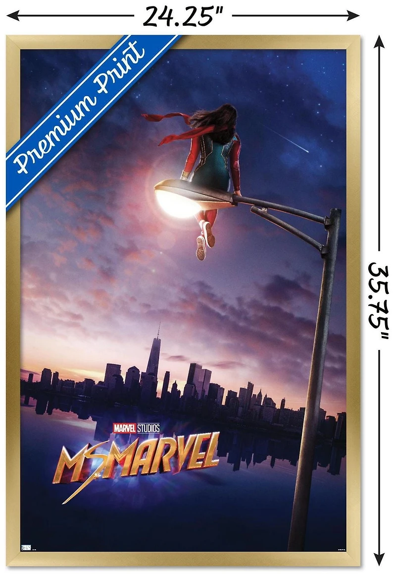 Marvel Ms. Marvel - Teaser One Sheet Wall Poster, 22.375" x 34"