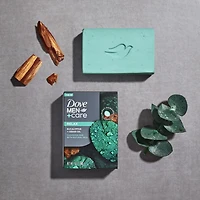 Dove Men+Care  Relaxing Eucalyptus Oil & Cedar Oil 4-in-1 Bar Plant Powered Cleansing Bar