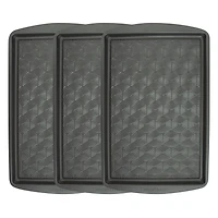 Jeu de 3 plaques de cuisson en métal antiadhésives Taste of Home 3064 - 15 x 10 pouces