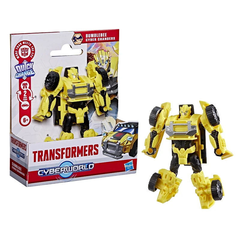 Transformers CYBERWORLD, figurine Cyber Changers Bumblebee