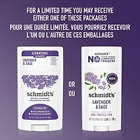 Schmidt's  Lavender & Sage Natural Origin Deodorant, 75 g Deodorant