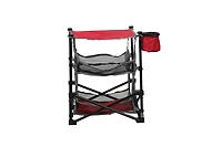 Ozark Trail Folding End Table, Red, Cup Holder, Outdoor Camping