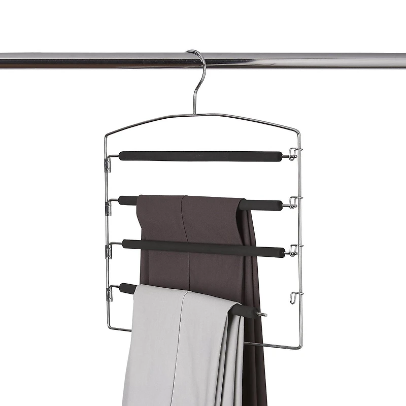 neatfreak! Cintre à pantalon antidérapant à 4 niveaux