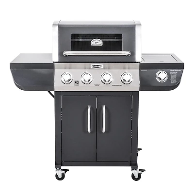 Cuisinart Four Burner Gas Grill avec deux vannes de carburant Cuisinart Four Burner Barbecue à gaz