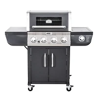 Cuisinart Four Burner Gas Grill avec deux vannes de carburant Cuisinart Four Burner Barbecue à gaz