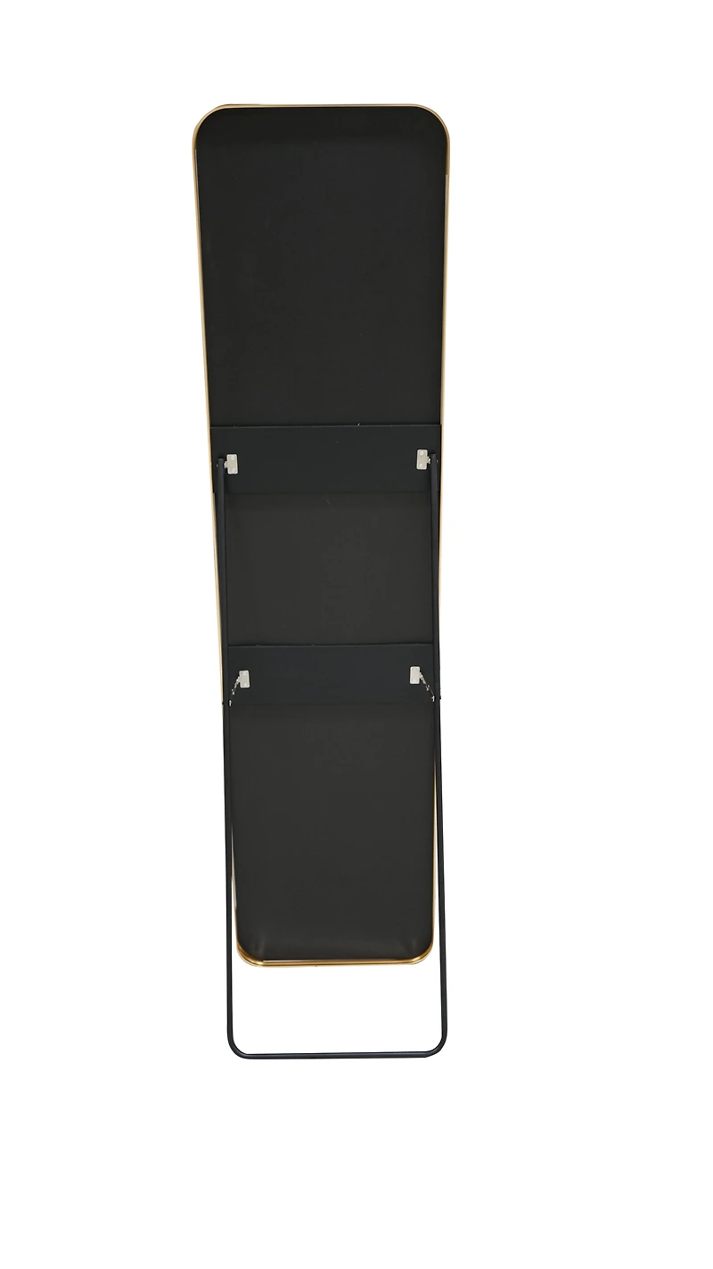 14X56inch AL Easel Mirror Gold, Sleek 14×56" Gold AL easel mirror.