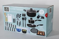 Gibson Everyday Total Kitchen Ensemble Batterie de Cuisine 59 pièces