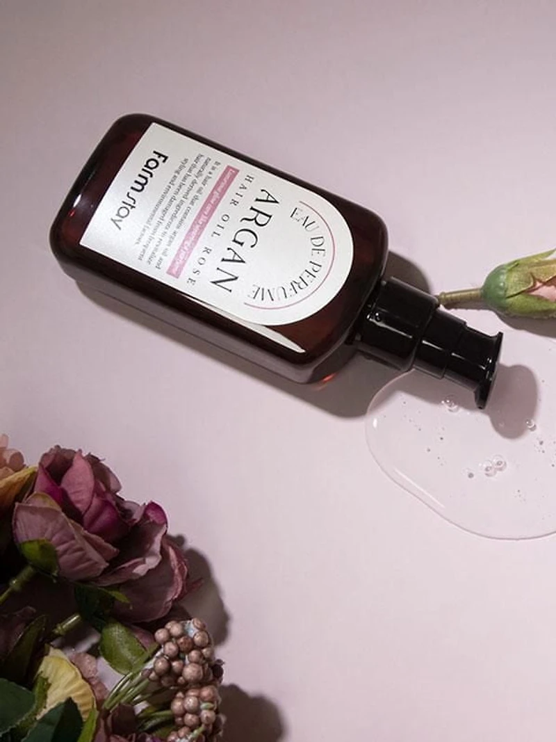 Farm Stay Eau De Perfume Argan Hair Oil - Rose