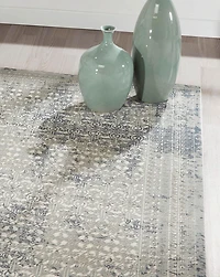 ECARPET Mabel 8'11" x 12'6" Traditional Area Rug for Living Room, Bedroom, Dining Room, Entrance, Hallway and More.