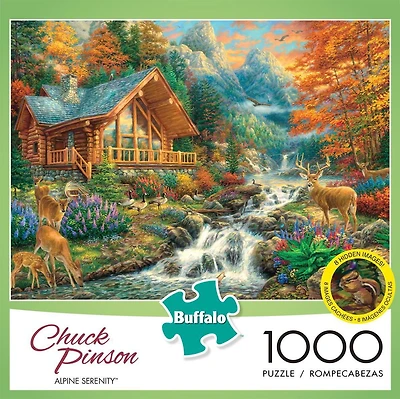 Buffalo Games - Le puzzle Chuck Pinson - Alpine Serenity - en 1000 pièces