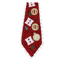 Holiday time Ho Ho Ho Tie,16.5 inch,red colour