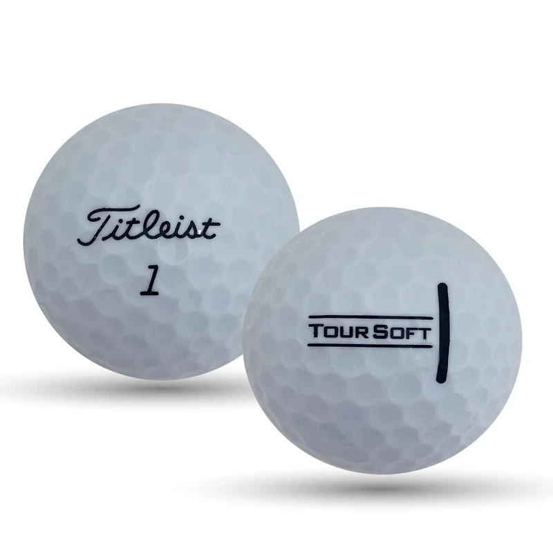 Mulligan - 48 balles de golf récupérées Titleist Tour Soft 5A, Blanc