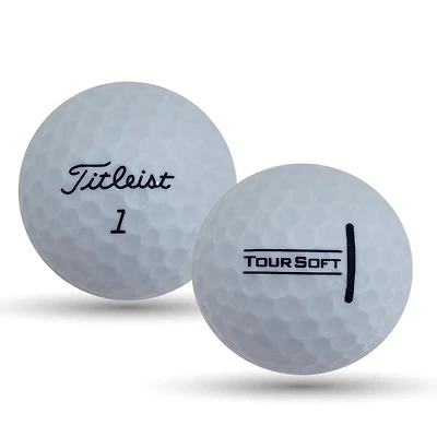 Mulligan - 48 balles de golf récupérées Titleist Tour Soft 5A, Blanc
