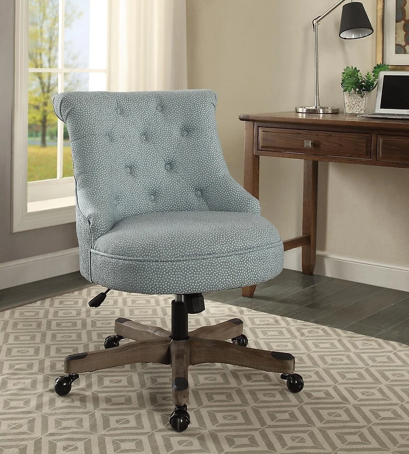 Chaise de Bureau Callum Bleu Clair