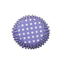 PLSB BC 24CT BLU DOT, 24 pk baking cups blue dots