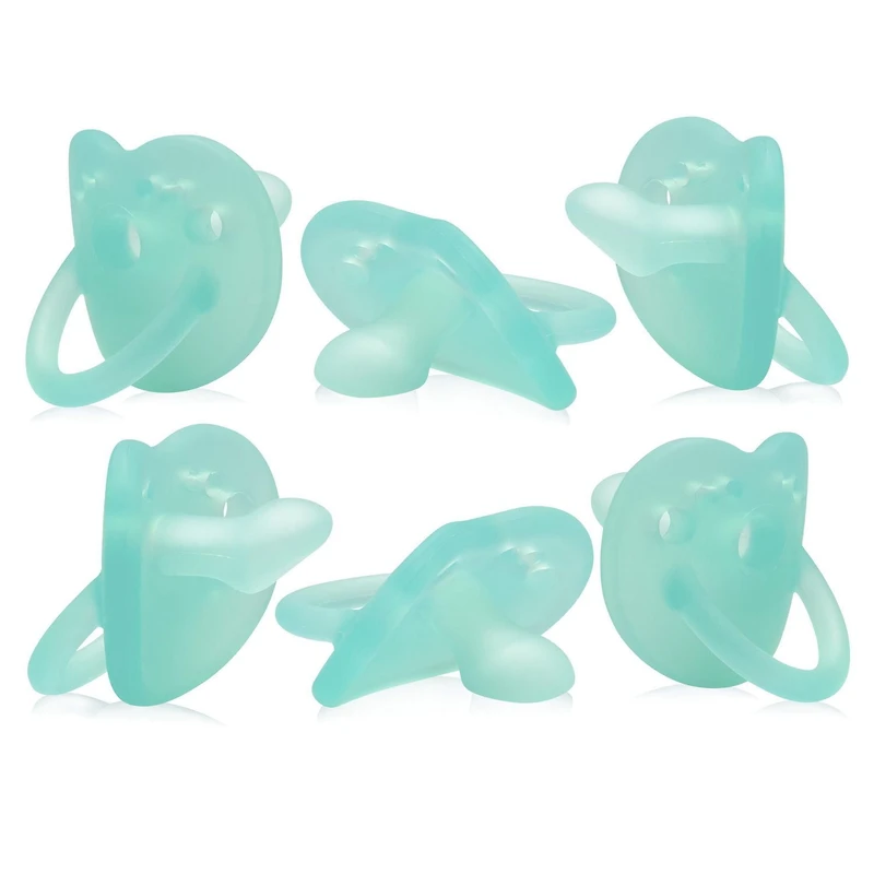 Evenflo Feeding Balance + Stage 2 Orthodontic Silicone Pacifier, Aqua
