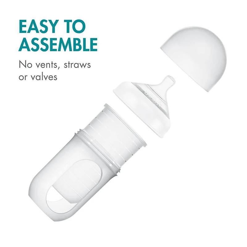 Boon Nursh 8oz Bottle Set Blue - 3 pack