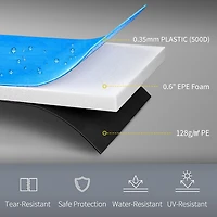 Φ12ft Trampoline Pad Spring Safety Replacement Gym Bounce Jump Cover EPE Foam